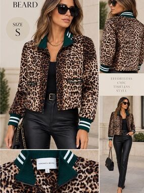 Veronica Beard leopard jacket